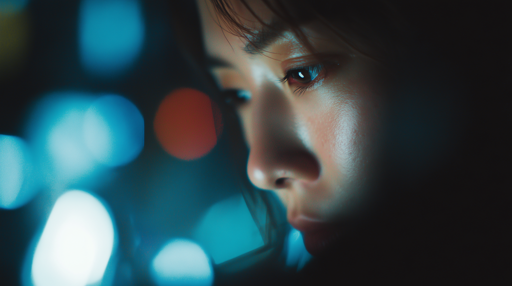 思いに沈む女性の表情のイメージ